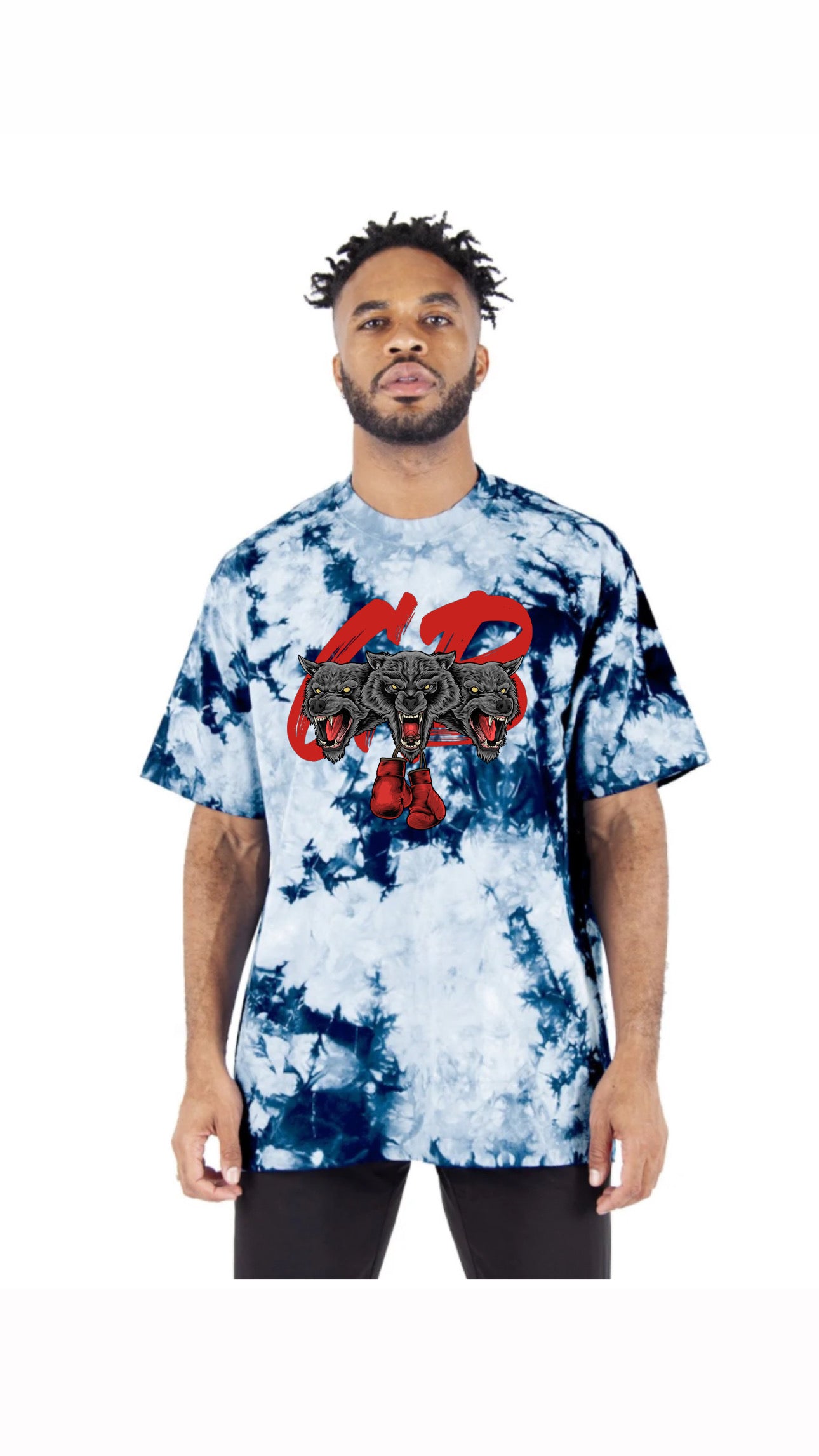 GOMEZ BOXING MAX HEAVYWEIGHT TIE DYE T-SHIRT